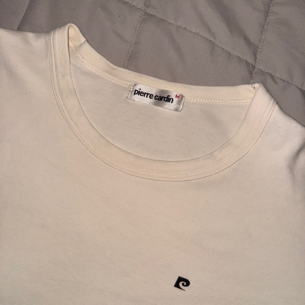 Pierre Cardin Off-White Unisex Tee